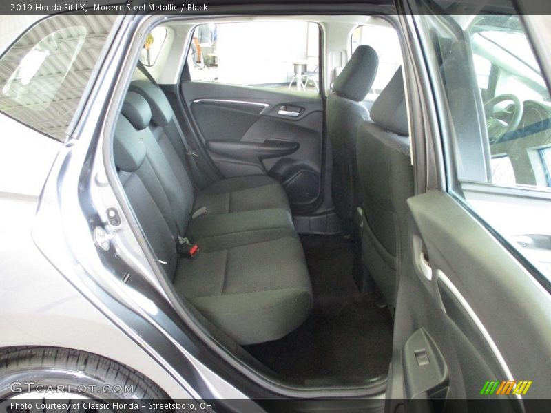 Modern Steel Metallic / Black 2019 Honda Fit LX
