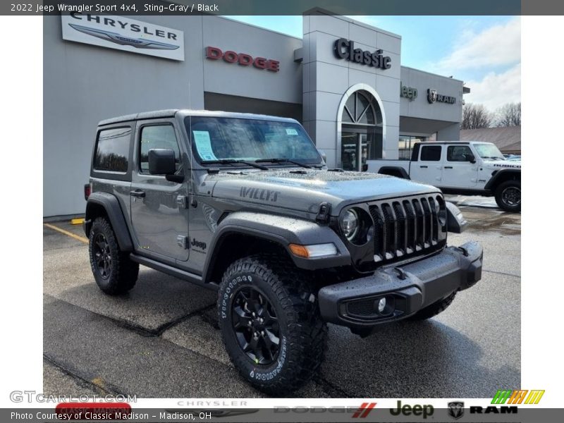 Sting-Gray / Black 2022 Jeep Wrangler Sport 4x4