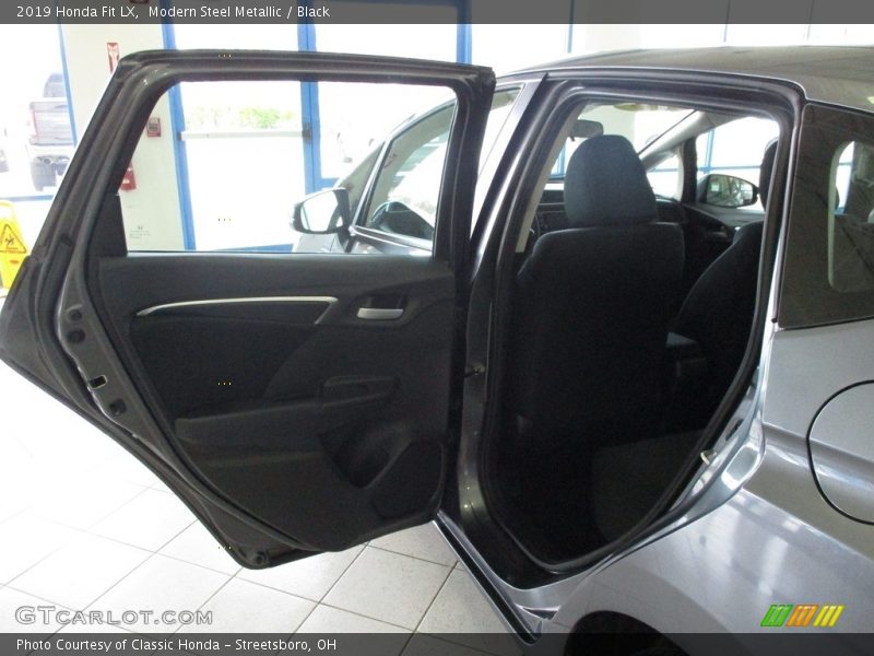 Modern Steel Metallic / Black 2019 Honda Fit LX