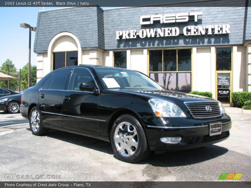 Black Onyx / Ivory 2003 Lexus LS 430 Sedan