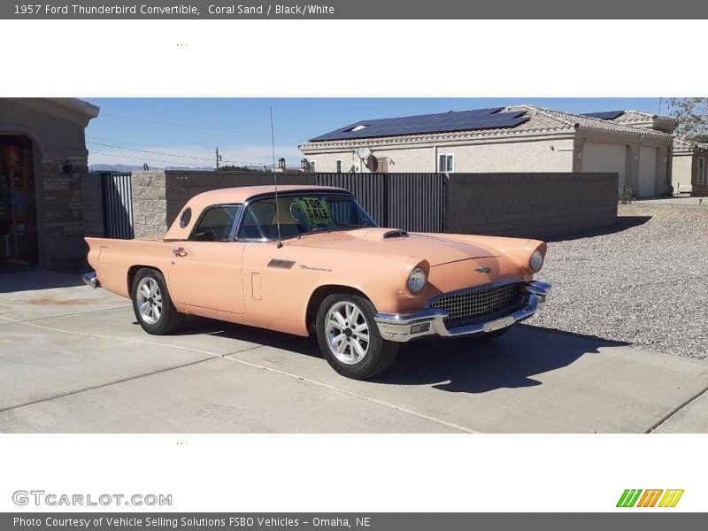 Front 3/4 View of 1957 Thunderbird Convertible