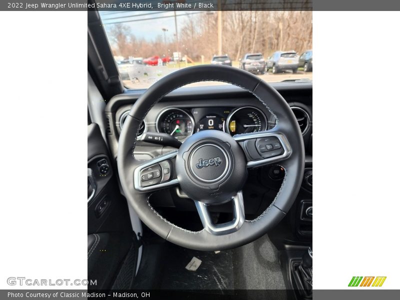 Bright White / Black 2022 Jeep Wrangler Unlimited Sahara 4XE Hybrid