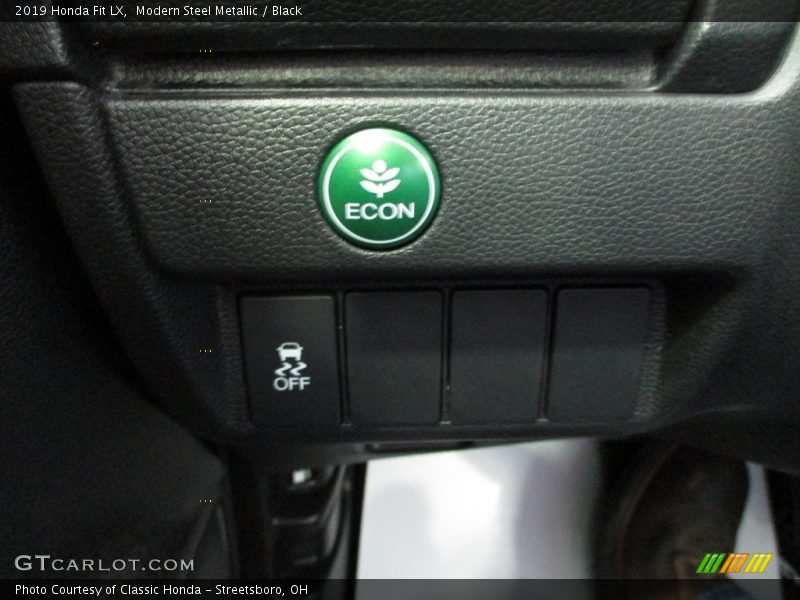 Modern Steel Metallic / Black 2019 Honda Fit LX