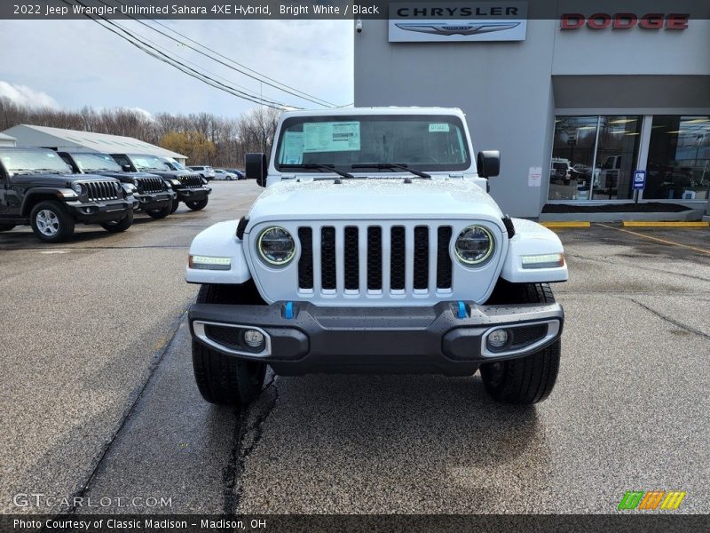 Bright White / Black 2022 Jeep Wrangler Unlimited Sahara 4XE Hybrid