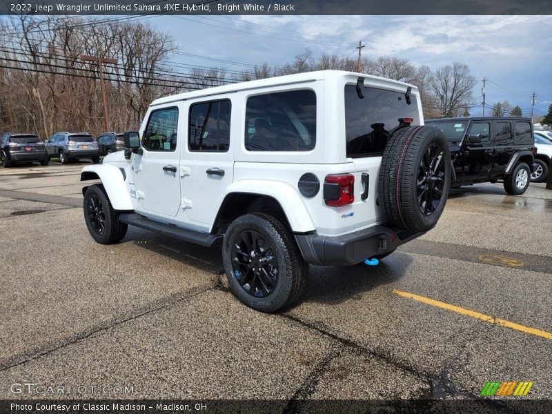 Bright White / Black 2022 Jeep Wrangler Unlimited Sahara 4XE Hybrid