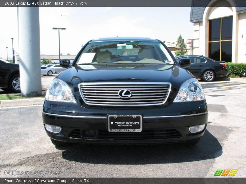 Black Onyx / Ivory 2003 Lexus LS 430 Sedan