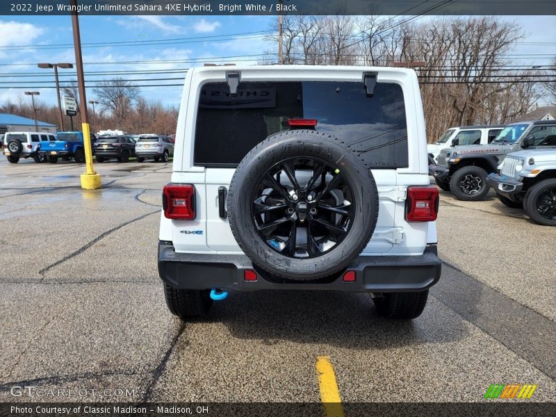 Bright White / Black 2022 Jeep Wrangler Unlimited Sahara 4XE Hybrid