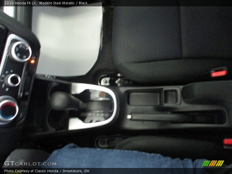 Modern Steel Metallic / Black 2019 Honda Fit LX