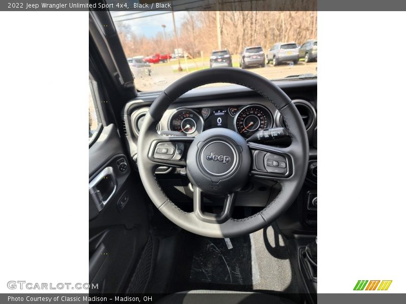 Black / Black 2022 Jeep Wrangler Unlimited Sport 4x4