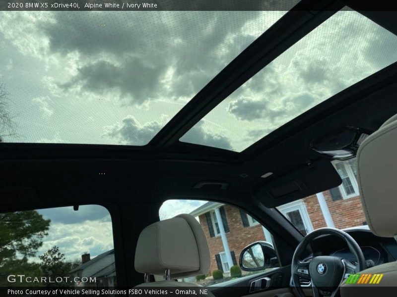 Alpine White / Ivory White 2020 BMW X5 xDrive40i