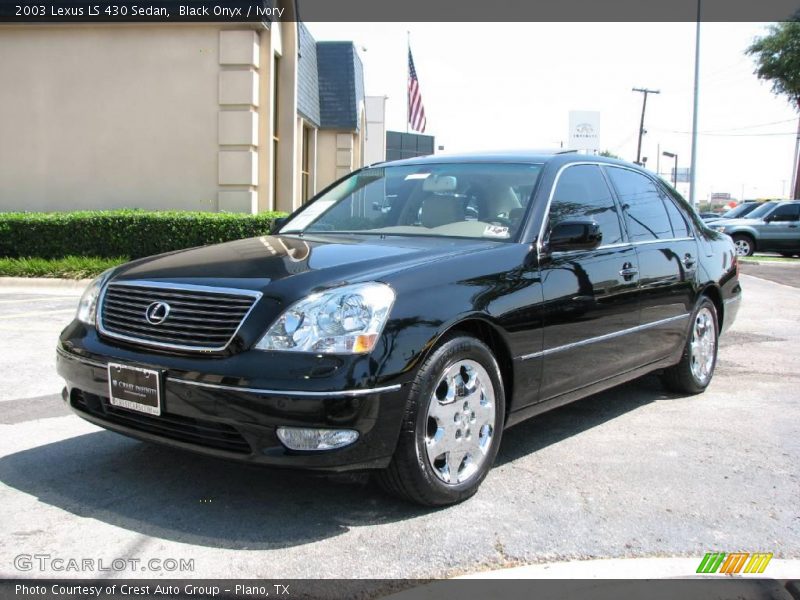 Black Onyx / Ivory 2003 Lexus LS 430 Sedan