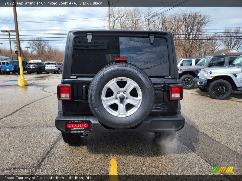 Black / Black 2022 Jeep Wrangler Unlimited Sport 4x4