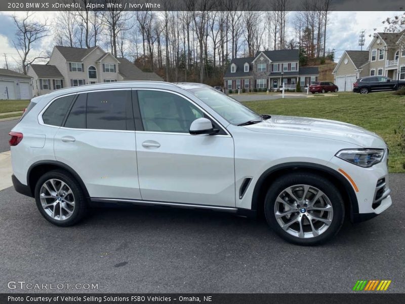  2020 X5 xDrive40i Alpine White