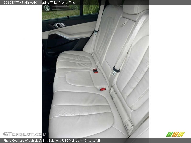 Alpine White / Ivory White 2020 BMW X5 xDrive40i