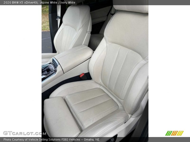 Alpine White / Ivory White 2020 BMW X5 xDrive40i