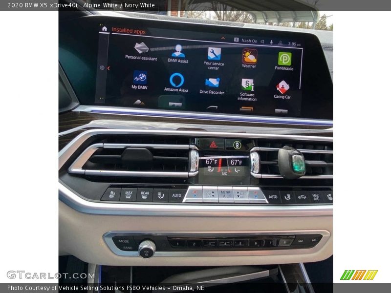 Alpine White / Ivory White 2020 BMW X5 xDrive40i