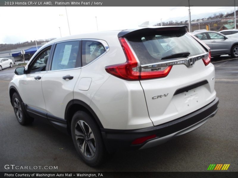 Platinum White Pearl / Ivory 2019 Honda CR-V LX AWD