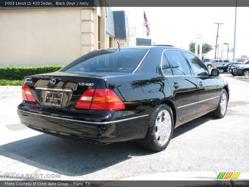 Black Onyx / Ivory 2003 Lexus LS 430 Sedan