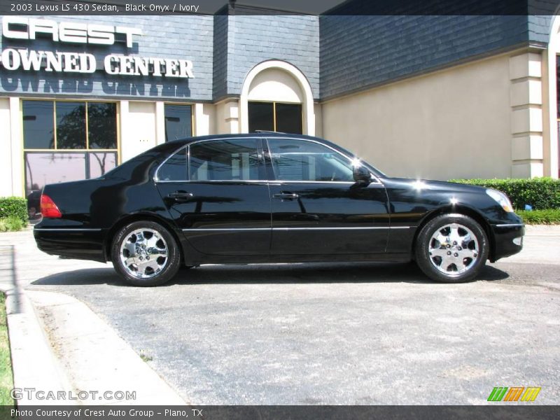 Black Onyx / Ivory 2003 Lexus LS 430 Sedan