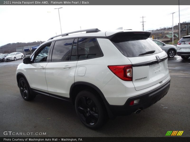 Platinum White Pearl / Black 2021 Honda Passport Elite AWD