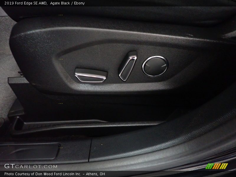 Agate Black / Ebony 2019 Ford Edge SE AWD