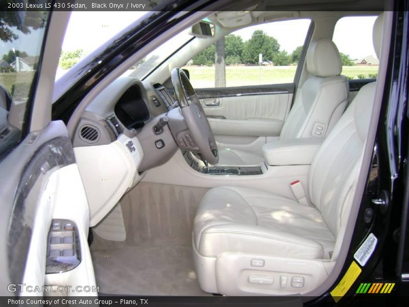 Black Onyx / Ivory 2003 Lexus LS 430 Sedan