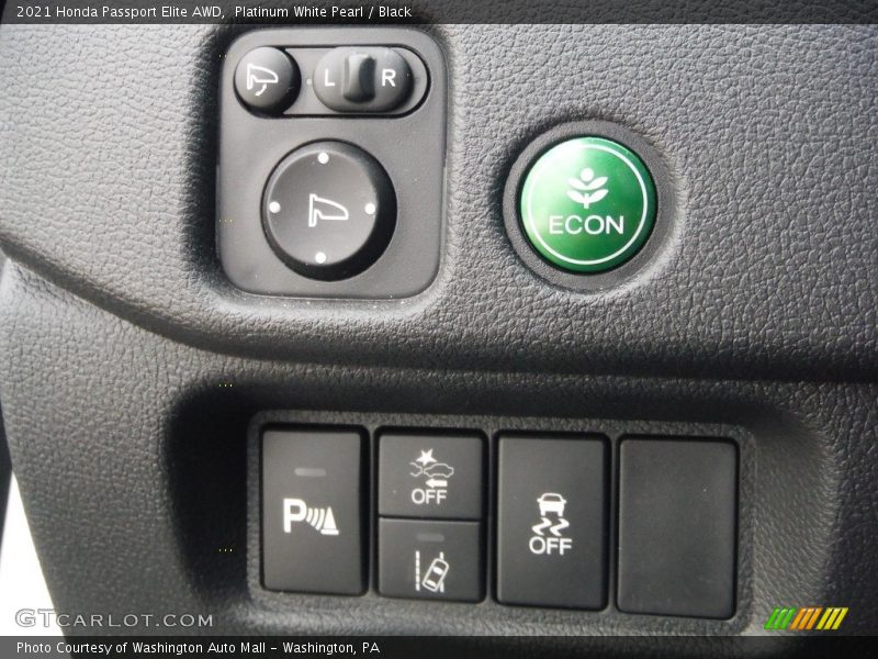Platinum White Pearl / Black 2021 Honda Passport Elite AWD