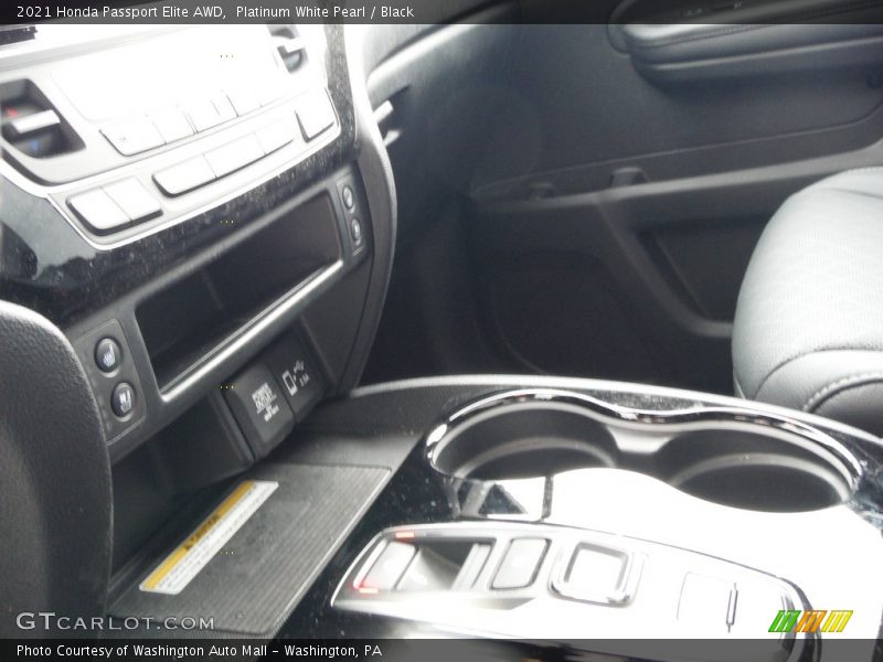 Platinum White Pearl / Black 2021 Honda Passport Elite AWD