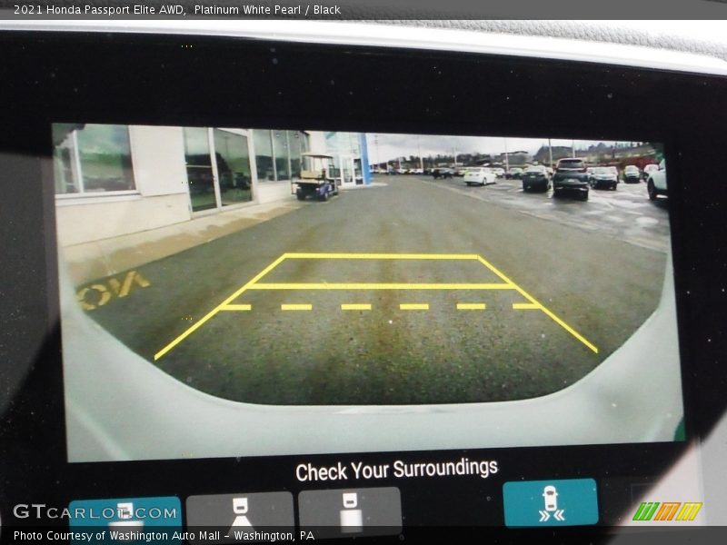 Platinum White Pearl / Black 2021 Honda Passport Elite AWD