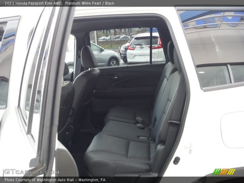 Platinum White Pearl / Black 2021 Honda Passport Elite AWD