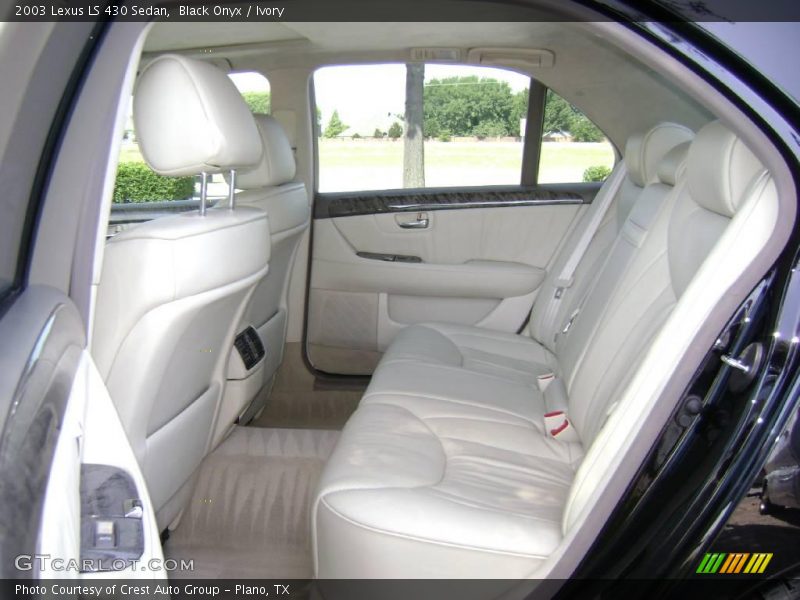 Black Onyx / Ivory 2003 Lexus LS 430 Sedan