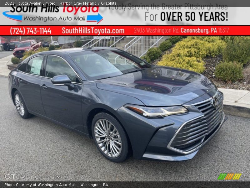 Harbor Gray Metallic / Graphite 2022 Toyota Avalon Limited