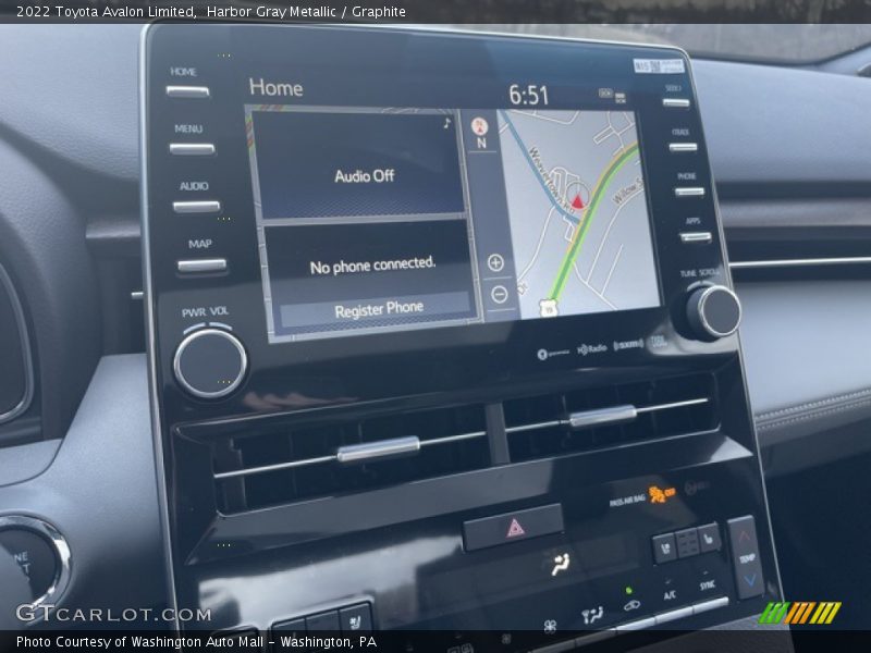 Harbor Gray Metallic / Graphite 2022 Toyota Avalon Limited