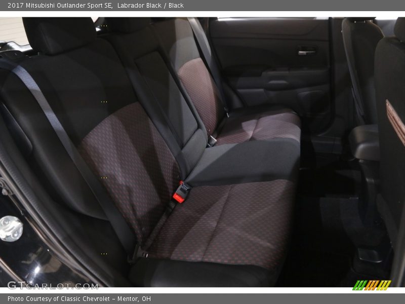 Rear Seat of 2017 Outlander Sport SE