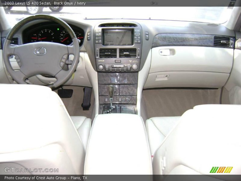 Black Onyx / Ivory 2003 Lexus LS 430 Sedan