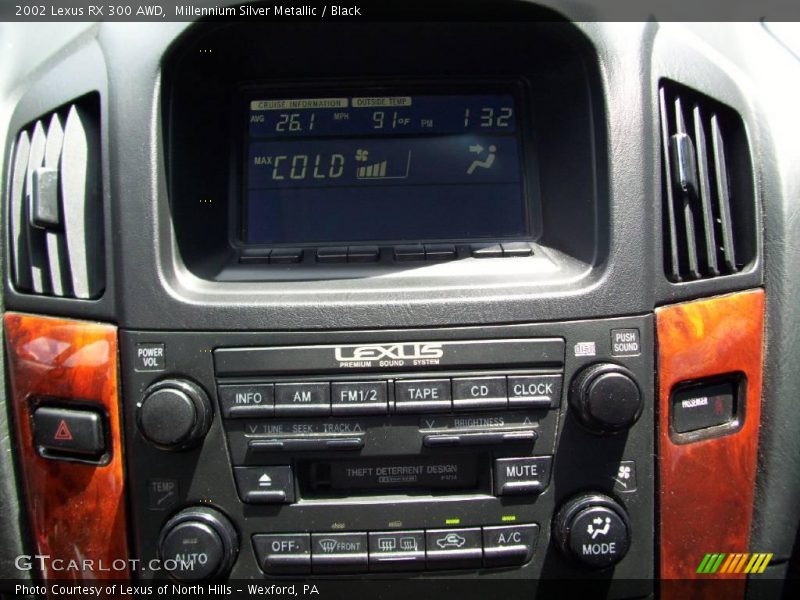 Millennium Silver Metallic / Black 2002 Lexus RX 300 AWD