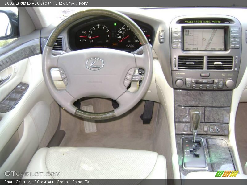 Black Onyx / Ivory 2003 Lexus LS 430 Sedan
