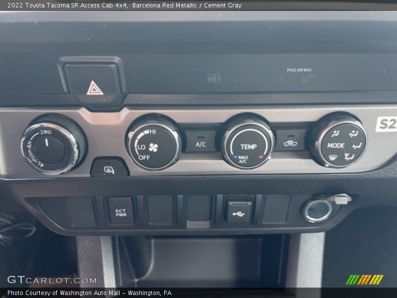 Barcelona Red Metallic / Cement Gray 2022 Toyota Tacoma SR Access Cab 4x4