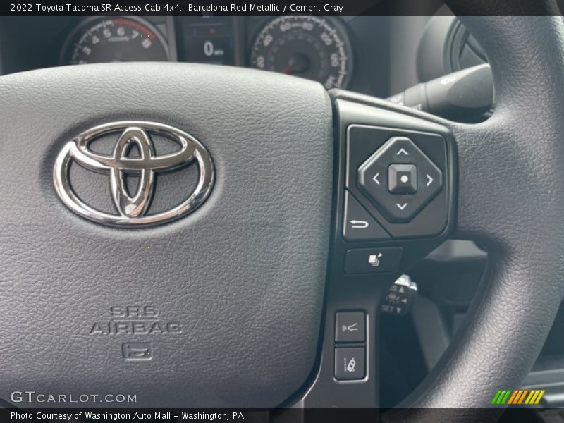 Barcelona Red Metallic / Cement Gray 2022 Toyota Tacoma SR Access Cab 4x4