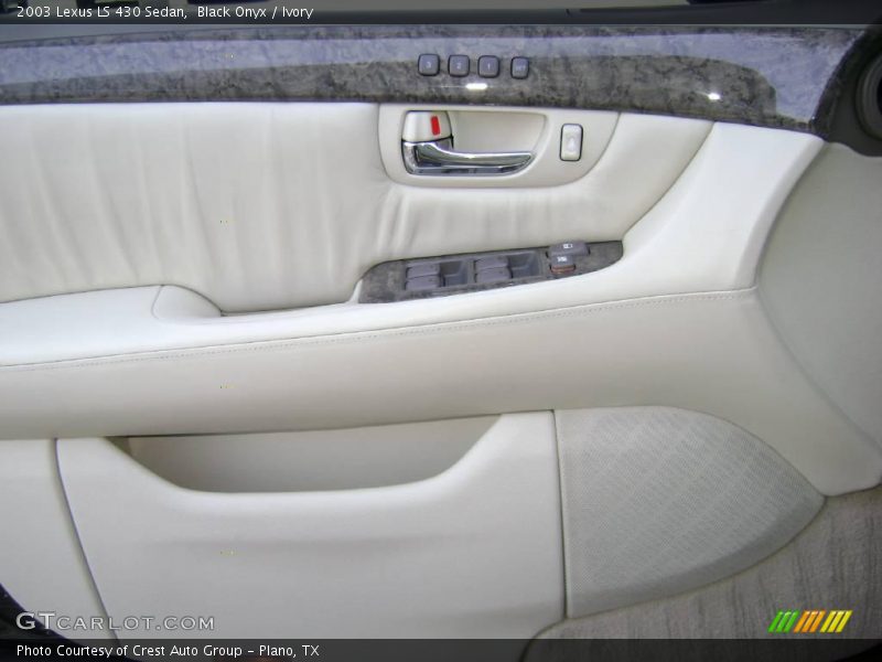 Black Onyx / Ivory 2003 Lexus LS 430 Sedan