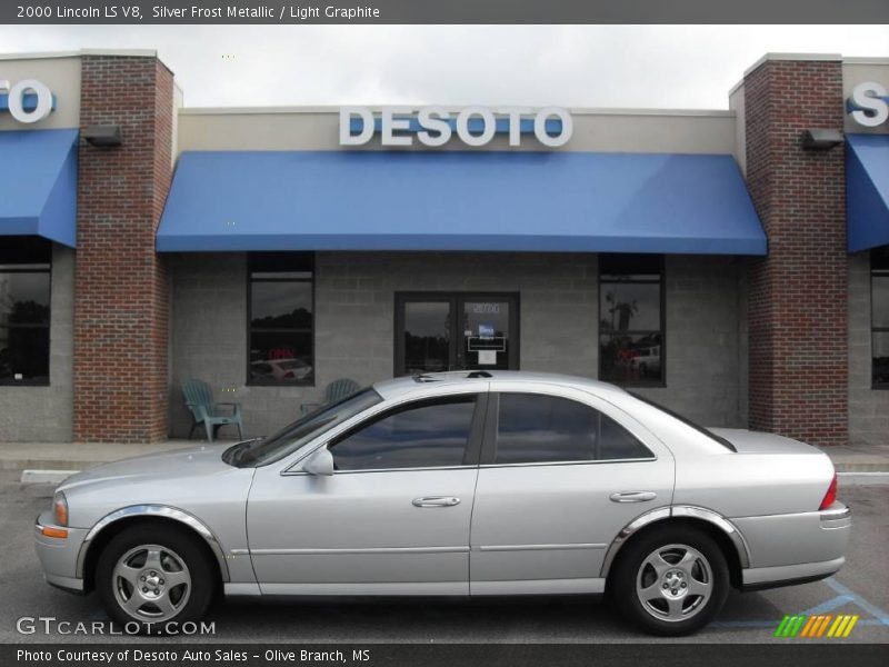 Silver Frost Metallic / Light Graphite 2000 Lincoln LS V8