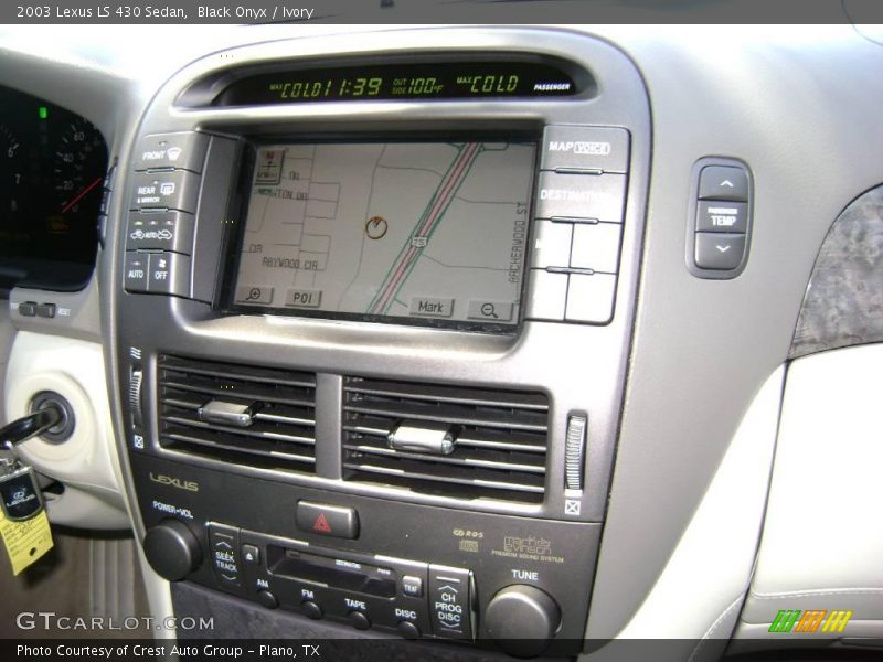 Black Onyx / Ivory 2003 Lexus LS 430 Sedan