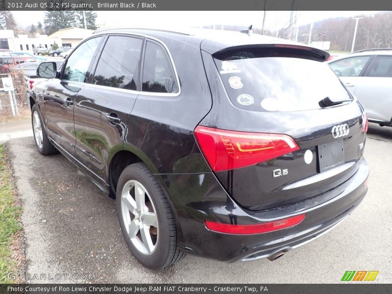 Brilliant Black / Black 2012 Audi Q5 3.2 FSI quattro