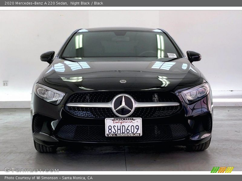 Night Black / Black 2020 Mercedes-Benz A 220 Sedan