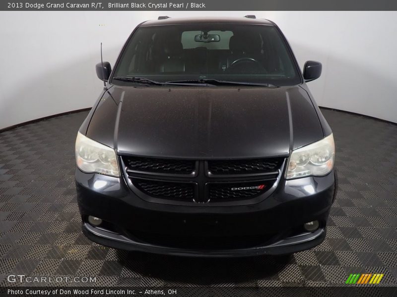 Brilliant Black Crystal Pearl / Black 2013 Dodge Grand Caravan R/T