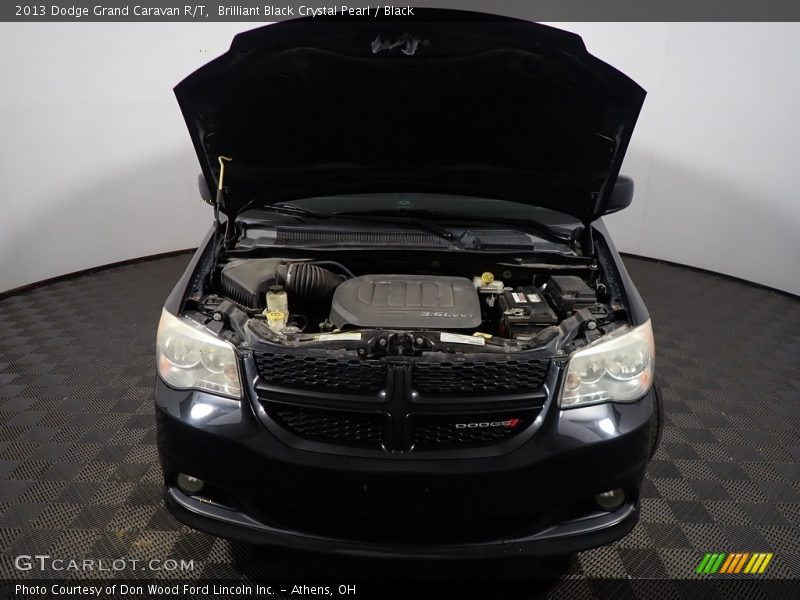 Brilliant Black Crystal Pearl / Black 2013 Dodge Grand Caravan R/T