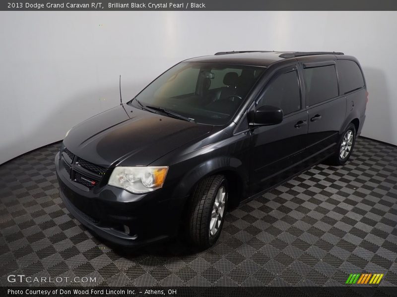 Brilliant Black Crystal Pearl / Black 2013 Dodge Grand Caravan R/T