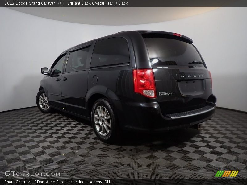 Brilliant Black Crystal Pearl / Black 2013 Dodge Grand Caravan R/T