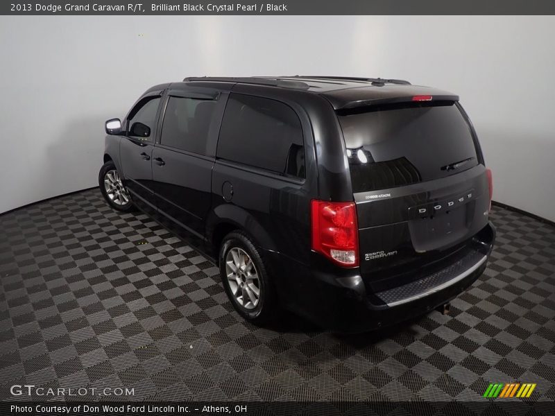 Brilliant Black Crystal Pearl / Black 2013 Dodge Grand Caravan R/T