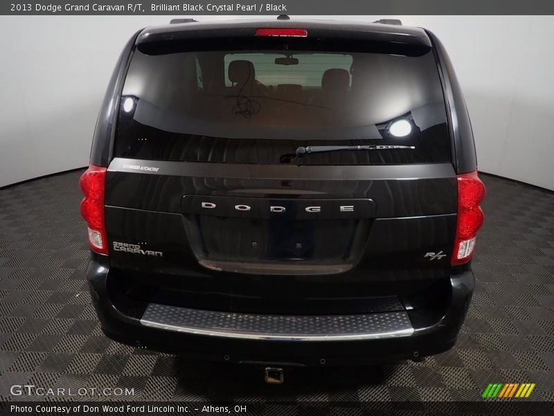 Brilliant Black Crystal Pearl / Black 2013 Dodge Grand Caravan R/T